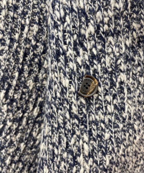 BRUNELLO CUCINELLI（ブルネロクチネリ）BRUNELLO CUCINELLI (ブルネロクチネリ) ダブル ブレスト メタル カーディガン ジャケット ネイビー サイズ:44の古着・服飾アイテム