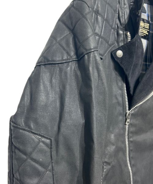 ADDICT CLOTHES ACVM（アディクトクローズ）ADDICT CLOTHES ACVM (アディクトクローズ) Waxed Resistance Jacket ブラック サイズ:40の古着・服飾アイテム