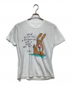 NO BRANDノーブランド）の古着「Shoebox Greetings T」｜ホワイト