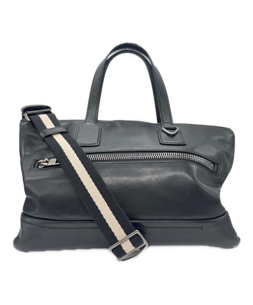 BALLY（バリー）BALLY (バリー) 2WAYレザーバッグ ブラックの古着・服飾アイテム