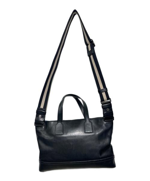 BALLY（バリー）BALLY (バリー) 2WAYレザーバッグ ブラックの古着・服飾アイテム