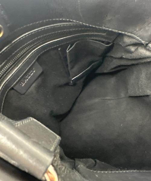 BALLY（バリー）BALLY (バリー) ショルダーバッグ ブラック×ボルドーの古着・服飾アイテム