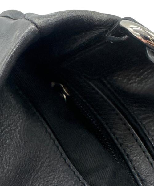 BALLY（バリー）BALLY (バリー) ショルダーバッグ ブラック×ボルドーの古着・服飾アイテム