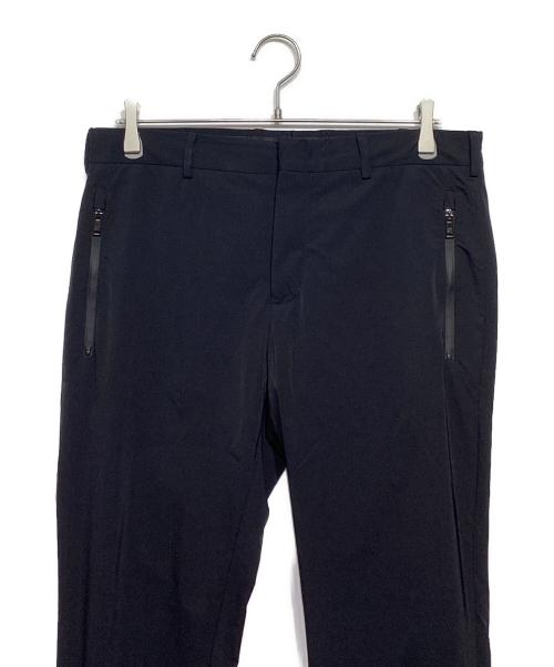 PT TORINO（ピーティートリノ）PT TORINO (ピーティートリノ) ストレッチナイロン カジュアルスラックスパンツ ブラック サイズ:48の古着・服飾アイテム