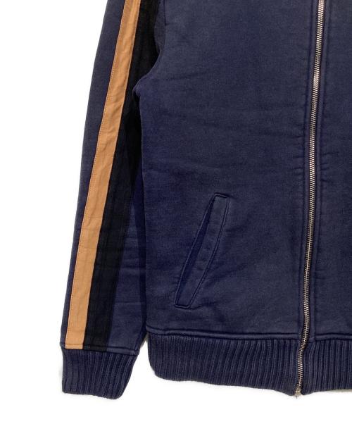 RAF SIMONS（ラフシモンズ）RAF SIMONS (ラフシモンズ) FRED PERRY (フレッドペリー) スウェットボンバージャケット ネイビー サイズ:36の古着・服飾アイテム