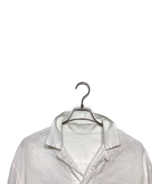 BOURRIENNE（ブリエンヌ）BOURRIENNE (ブリエンヌ) スキッパーシャツ ホワイト サイズ:Lの古着・服飾アイテム