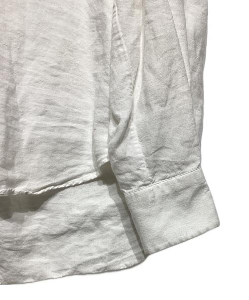 BOURRIENNE（ブリエンヌ）BOURRIENNE (ブリエンヌ) スキッパーシャツ ホワイト サイズ:Lの古着・服飾アイテム