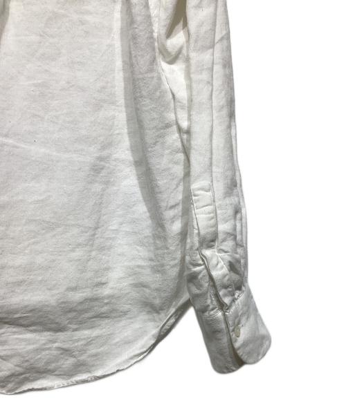 BOURRIENNE（ブリエンヌ）BOURRIENNE (ブリエンヌ) スキッパーシャツ ホワイト サイズ:Lの古着・服飾アイテム