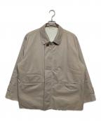 Cabaret Povalキャバレーポバール）の古着「REVERSIBLE VENTILE COAT」｜ベージュ×ホワイト