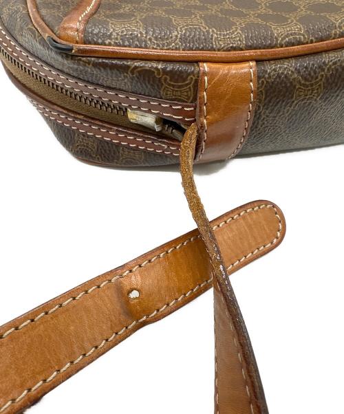 CELINE（セリーヌ）CELINE (セリーヌ) マカダム柄ショルダーバッグ ブラウンの古着・服飾アイテム