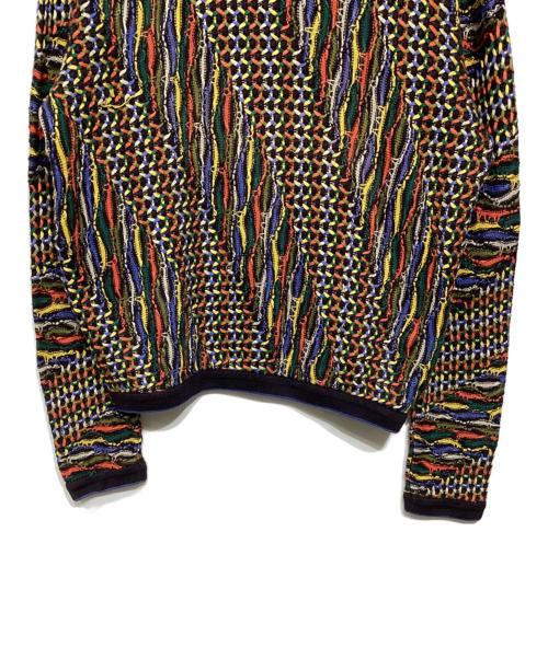 Coogi（クージー）Coogi (クージー) 3Dニット マルチカラー サイズ:Lの古着・服飾アイテム