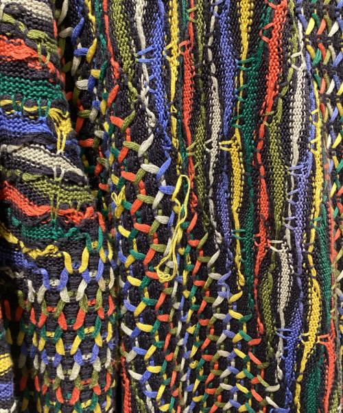 Coogi（クージー）Coogi (クージー) 3Dニット マルチカラー サイズ:Lの古着・服飾アイテム