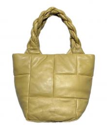 genten（ゲンテン）の古着「ラムレザーハンドバッグ」｜イエロー