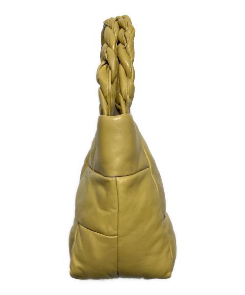 genten（ゲンテン）genten (ゲンテン) ラムレザーハンドバッグ イエローの古着・服飾アイテム