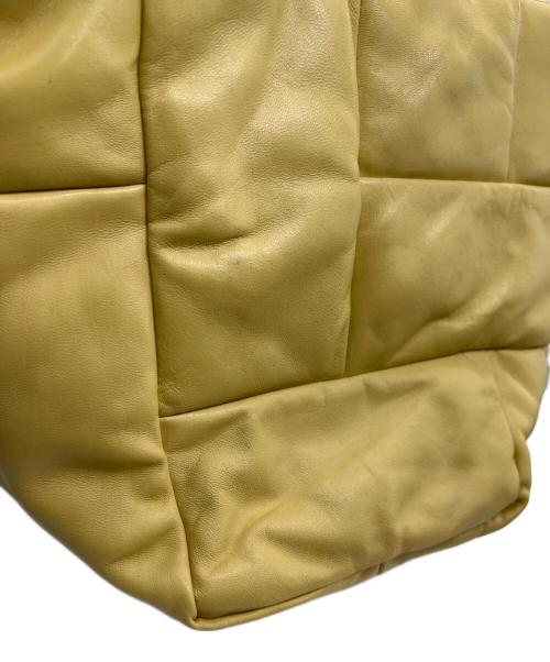 genten（ゲンテン）genten (ゲンテン) ラムレザーハンドバッグ イエローの古着・服飾アイテム