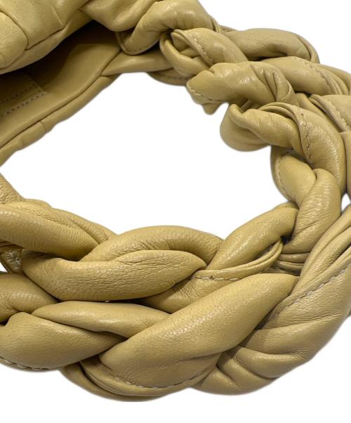 genten（ゲンテン）genten (ゲンテン) ラムレザーハンドバッグ イエローの古着・服飾アイテム