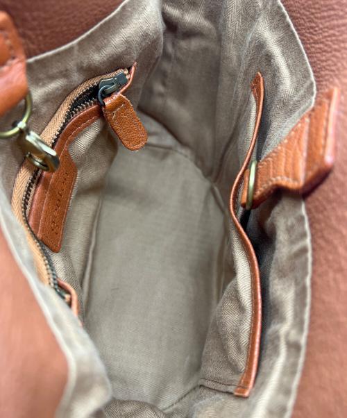 genten（ゲンテン）genten (ゲンテン) タスカ バケツ型 トートバッグ ブラウンの古着・服飾アイテム