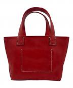 gentenゲンテン）の古着「アマーノ レザートートバッグ S」｜レッド