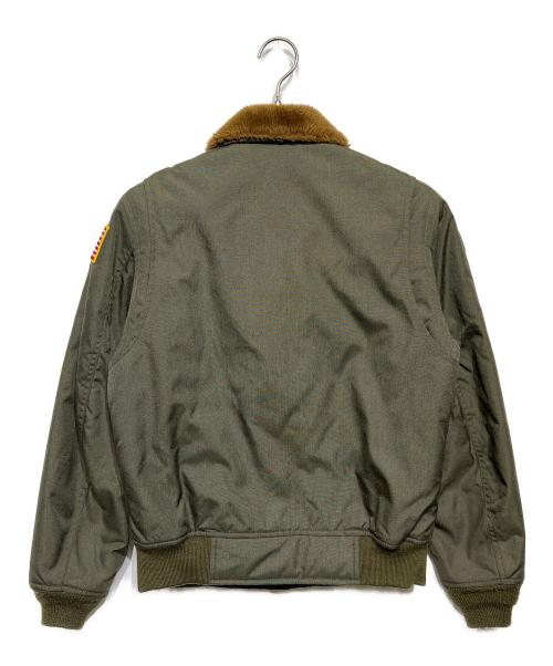 Schott（ショット）Schott (ショット) コーデュラポリスマンジャケット グリーン サイズ:Sの古着・服飾アイテム