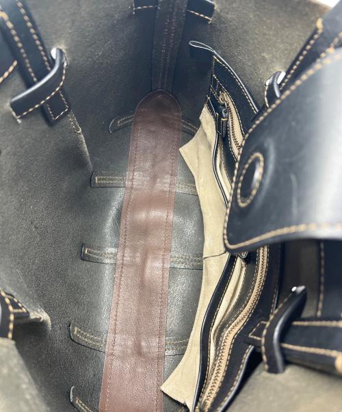 genten（ゲンテン）genten (ゲンテン) エテルノ トートバッグ ブラックの古着・服飾アイテム