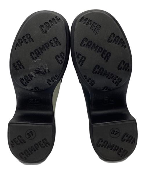 CAMPER（カンペール）CAMPER (カンペール) TWINS パンプス グリーン×ブラック×ホワイト サイズ:37の古着・服飾アイテム