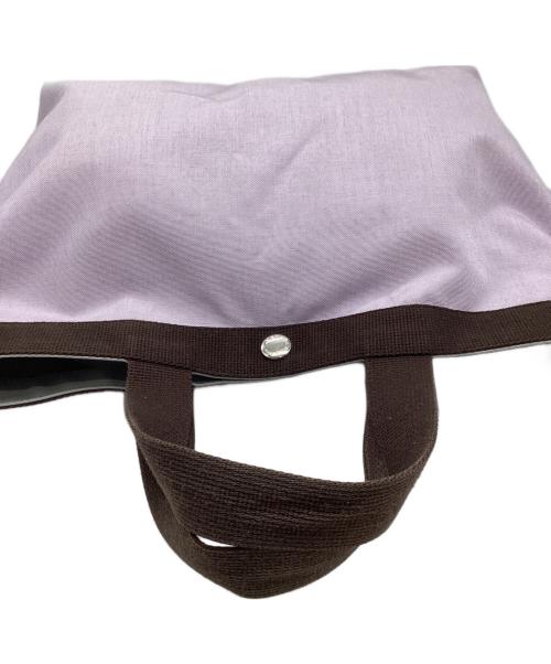 Herve Chapelier（エルベシャプリエ）Herve Chapelier (エルベシャプリエ) コーデュラスクエアトートＭ パープルの古着・服飾アイテム