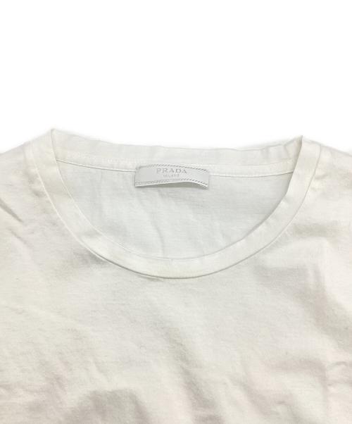 PRADA（プラダ）PRADA (プラダ) ポケットTシャツ ホワイト サイズ:XLの古着・服飾アイテム