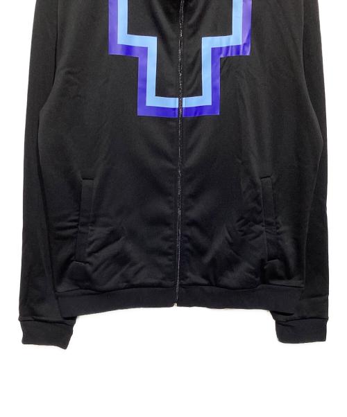 MARCELO BURLON（マルセロバーロン）MARCELO BURLON (マルセロバーロン) クロス プリント トラック ジャケット ブラック サイズ:XLの古着・服飾アイテム