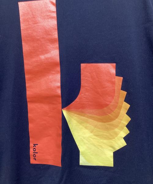 KOLOR（カラー）KOLOR (カラー) Tシャツ ネイビー サイズ:3の古着・服飾アイテム