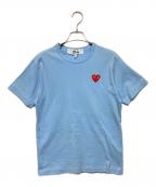 PLAY COMME des GARCONSプレイコムデギャルソン）の古着「Tシャツ」｜スカイブルー