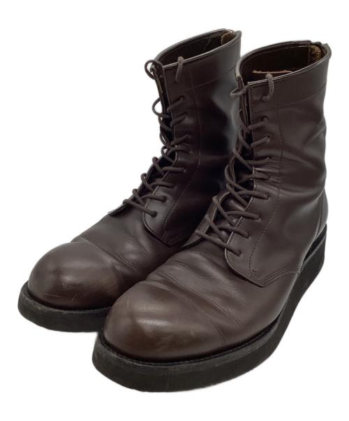LAD MUSICIAN（ラッドミュージシャン）LAD MUSICIAN (ラッドミュージシャン) 圧底レースアップブーツ ブラウン サイズ:記載なしの古着・服飾アイテム