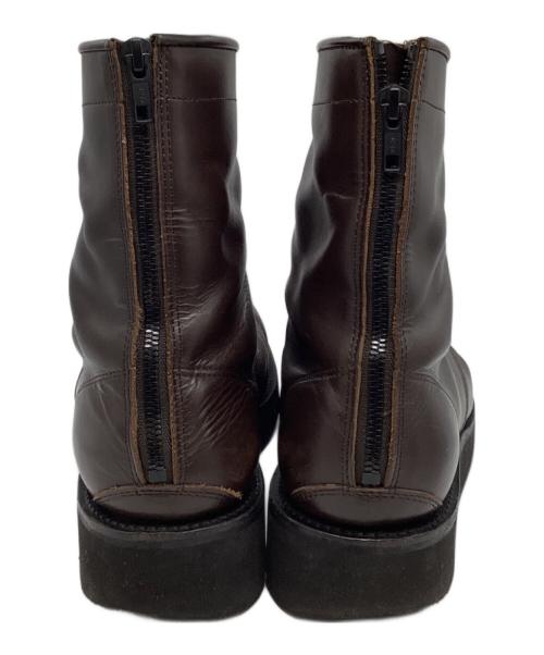 LAD MUSICIAN（ラッドミュージシャン）LAD MUSICIAN (ラッドミュージシャン) 圧底レースアップブーツ ブラウン サイズ:記載なしの古着・服飾アイテム