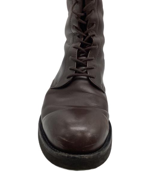 LAD MUSICIAN（ラッドミュージシャン）LAD MUSICIAN (ラッドミュージシャン) 圧底レースアップブーツ ブラウン サイズ:記載なしの古着・服飾アイテム