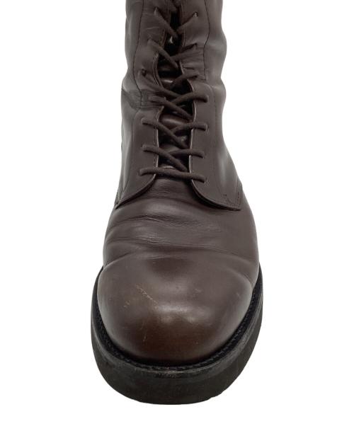 LAD MUSICIAN（ラッドミュージシャン）LAD MUSICIAN (ラッドミュージシャン) 圧底レースアップブーツ ブラウン サイズ:記載なしの古着・服飾アイテム