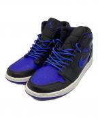 NIKEナイキ）の古着「AIR JORDAN 1 MID」｜ブラック×ブルー
