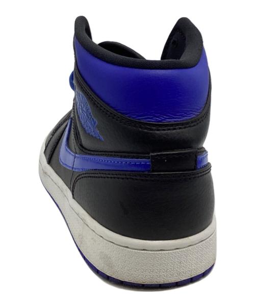 NIKE（ナイキ）NIKE (ナイキ) AIR JORDAN 1 MID ブラック×ブルー サイズ:US8.5の古着・服飾アイテム