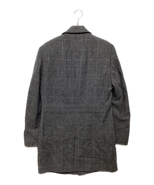 BOSS（ボス）BOSS (ボス) ウールステンカラーコート グレー サイズ:48の古着・服飾アイテム