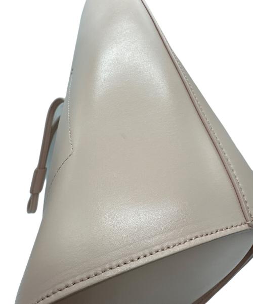 YAHKI（ヤーキ）YAHKI (ヤーキ) ダブルフェイスミニバスケットバッグ ピンクの古着・服飾アイテム