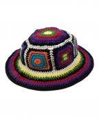 SUPREMEシュプリーム）の古着「Crochet crusher hat」｜マルチカラー