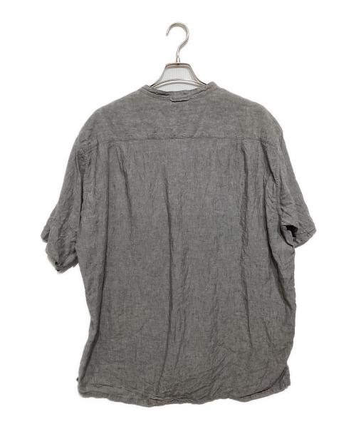 45R（フォーティファイブ・アール）45R (フォーティファイブ・アール) リネンプルオーバーシャツ グレー サイズ:4の古着・服飾アイテム
