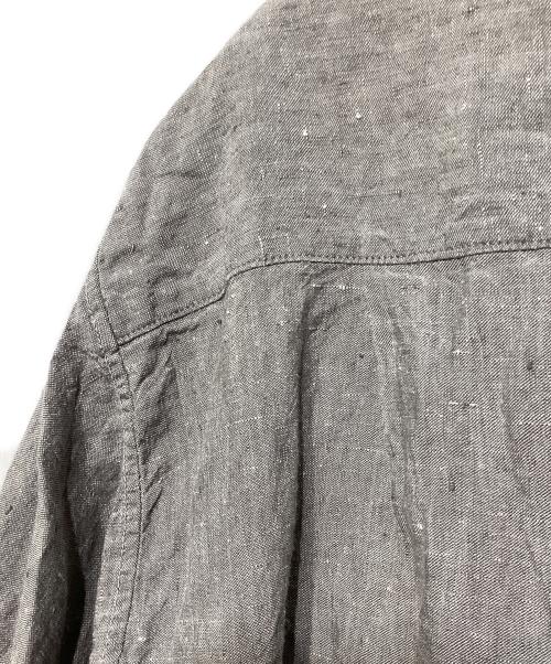 45R（フォーティファイブ・アール）45R (フォーティファイブ・アール) リネンプルオーバーシャツ グレー サイズ:4の古着・服飾アイテム