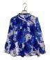 Pinky & Dianne（ピンキーアンドダイアン）の古着「グラデーションフラワープリントブラウス」｜ブルー