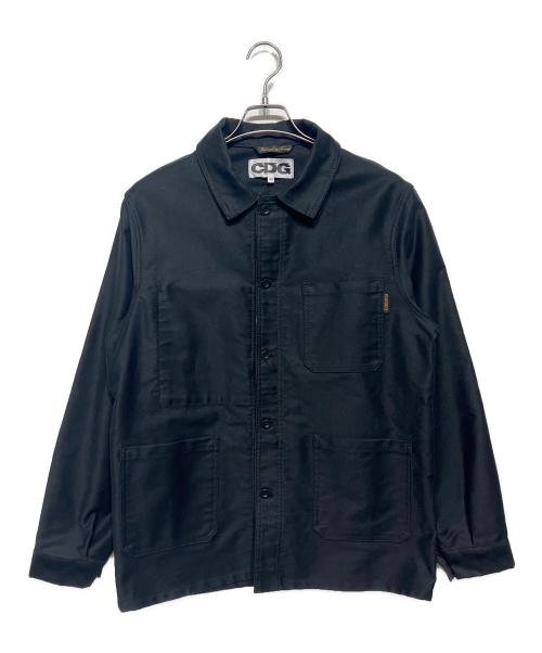 GOOD DESIGN SHOP CDG（グットデザインショップ コムデギャルソン）GOOD DESIGN SHOP CDG (グットデザインショップ コムデギャルソン) LABOUREUR (ラブルール) ワークジャケット ブラック サイズ:Mの古着・服飾アイテム