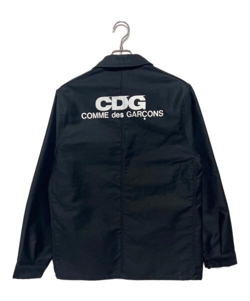 GOOD DESIGN SHOP CDG（グットデザインショップ コムデギャルソン）GOOD DESIGN SHOP CDG (グットデザインショップ コムデギャルソン) LABOUREUR (ラブルール) ワークジャケット ブラック サイズ:Mの古着・服飾アイテム