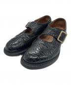 KIDS LOVE GAITEキッズラブゲイト）の古着「ウィングチップメリージェーン」｜ブラック