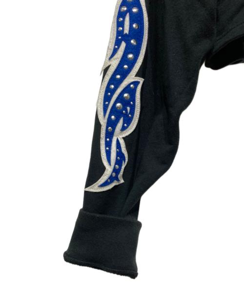 BAPE BY A BATHING APE（ベイプバイアベイシングエイプ）BAPE BY A BATHING APE (ベイプバイアベイシングエイプ) Graffiti Studded Hoodie ブラック サイズ:Mの古着・服飾アイテム