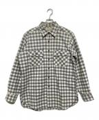 L.L.Beanエルエルビーン）の古着「80'Sブロックチェックネルシャツ」｜グレー