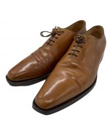 Santoni（サントーニ）の古着「ホールカット レザーシューズ」｜ブラウン