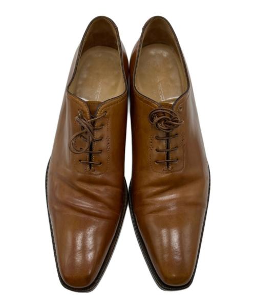 Santoni（サントーニ）Santoni (サントーニ) ホールカット レザーシューズ ブラウン サイズ:8 1/2の古着・服飾アイテム
