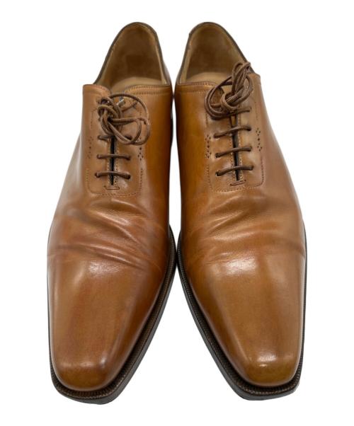 Santoni（サントーニ）Santoni (サントーニ) ホールカット レザーシューズ ブラウン サイズ:8 1/2の古着・服飾アイテム